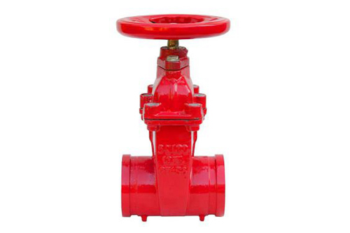 溝槽暗桿軟密封閘