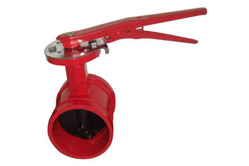 D81X手柄溝槽蝶閥